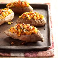 Bacon & Blue Stuffed Sweet Potatoes image