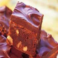 Cinnamon-Chocolate Brownies with Chocolate Ganache_image