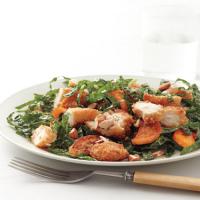 Kale Salad with Chicken and Sweet Potato image