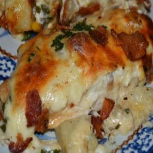 Roasted Garlic Asiago Chicken & Potatoes_image