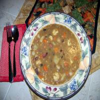 Fiber Rich 7 Bean and Barley Soup Recipe - (4.3/5)_image