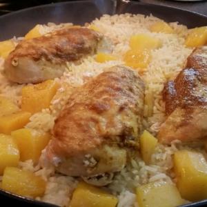 Curried Chicken with Mango Rice_image