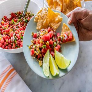 Grilled Corn and Watermelon Relish_image