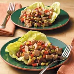 Southwest Pork and Bean Salad_image