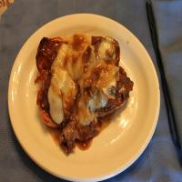 Open-Faced Roast Beef Sandwich with Provolone_image
