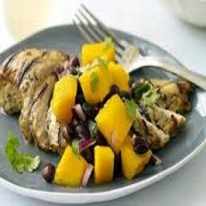 Grilled Cuban Chicken with Black Bean and Mango Salsa Recipe - (5/5) image