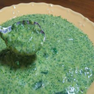 Sweet Spinach Potato Soup image