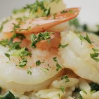Butter-Poached Shrimp and Orzo Recipe by Tasty image