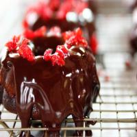 Mini Chocolate-Cherry Bundt Cakes image