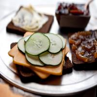 Cheddar, Cucumber and Marmalade Sandwiches image