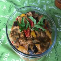 Vegan Eggplant Curry with Fresh Mint image