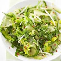 Thai cucumber salad with sour chilli dressing image
