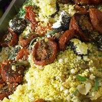 Couscous and Mograbiah with Oven-Dried Tomatoes_image