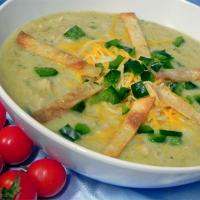 Restaurant-Style Cheesy Poblano Pepper Soup_image
