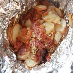 Bacon Ranch Foil Packet Potatoes Recipe - (4.6/5) image