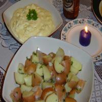 New Potatoes With Three-Cheese Fondue image