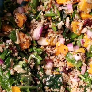Quinoa, Butternut Squash, and Kale Salad_image