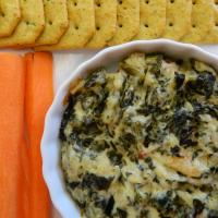 Spinach Artichoke Dip with Water Chestnuts image