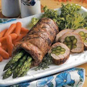 Asparagus-Stuffed Pork Tenderloin Recipe_image
