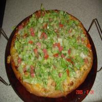 Chicken Caesar Salad Pizza image