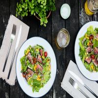 Chipotle-Coffee Steak Salad with Grilled Corn and Tomatoes image