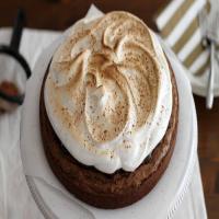 Toasted Marshmallow-Hot Cocoa Brownie Cake image