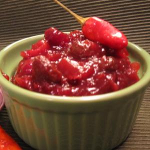 Cranberry Ginger Chutney with Thai Chiles image