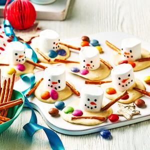 Melted snowman giant buttons image