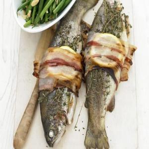 Pancetta-wrapped trout_image