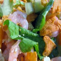 Mediterranean Chopped Salad With Shrimp and Chickpeas image