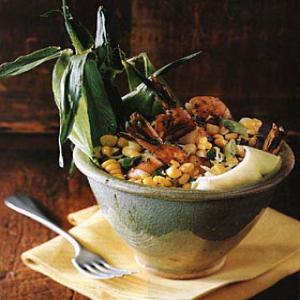 Shrimp and Corn with Basil_image