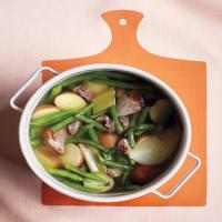 Green Beans with Potatoes and Ham_image