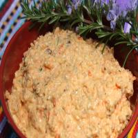 Roasted Sunflower Seed Feta Dip With Bell Pepper_image