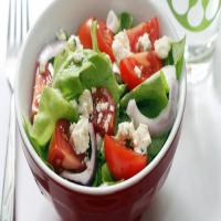 Blue Cheesed Green Salad with Pear Dressing image