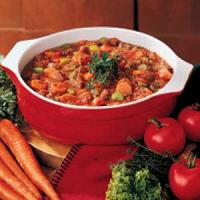 Savory Tomato Beef Soup image