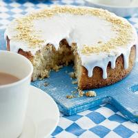 Coconut cream cake image
