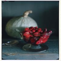Cranberry, Quince, and Pearl Onion Compote image