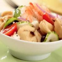 Mediterranean Whole Wheat Tortellini and Shrimp Salad_image
