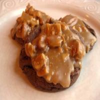 Triple Chocolate Fudge Praline Cookies_image