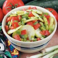 Garden Cucumber Tomato Salad image