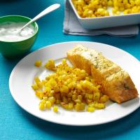 Poached Salmon with Dill & Turmeric_image