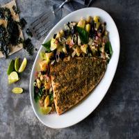 Centerpiece Salmon With Thai Basil and Browned Butter_image
