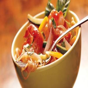 Marinara Shrimp and Vegetable Bowls image