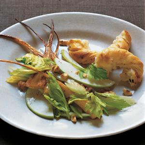 Roasted Parsnip, Celery Heart, and Apple Salad image