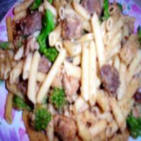Pasta With Chicken Sausage and Broccoli image