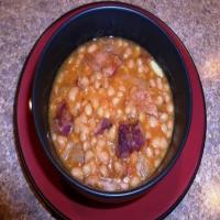 Crock Pot Navy Beans with Tomatoes and Tabasco_image