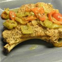 Tangy Pork Chops with Vegetables_image