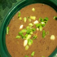 Black Bean Soup, Vegetarian image