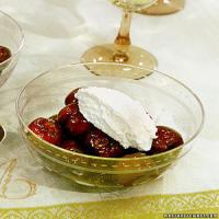 Poached Cherries with Ricotta_image