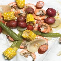 Spicy Shrimp and Sausage Boil image